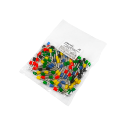 Кабельный трубчатый наконечник Lemanso LM2657 4 мм²/12 мм 100 шт