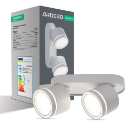 Накладний поворотний світильник Ardero ML418-2 під лампу білий