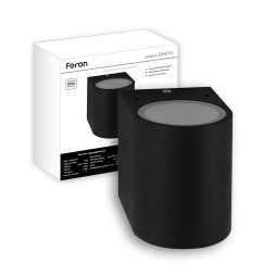 Архитектурный накладной светильник Feron DH014 GU10 под лампу черный