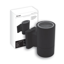 Архитектурный накладной светильник Feron DH0701 черный под лампу