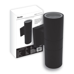 Архитектурный накладной светильник Feron DH0702 под лампу черный