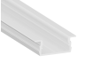 Профиль алюминиевый LEDUA АЛ-67 + рассеиватель для LED ленты врезной 2 м Белый