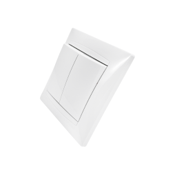 Вимикач 2-й  Сакура білий LMR1005 Лємансо