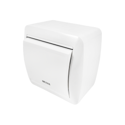 Выключатель 1-клавишный Lemanso Магнолия с LED подсветкой Белый (LMR2009)