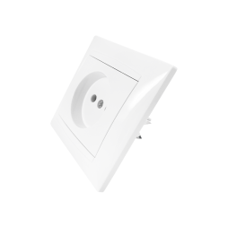 Розетка 1-на Сакура біла LMR1020 Лємансо