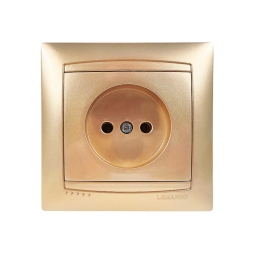 Розетка 1-на Сакура золото LMR1220 Лємансо