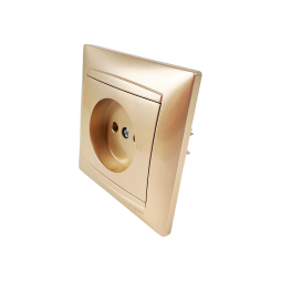 Розетка 1-на Сакура золото LMR1220 Лємансо