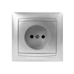 Розетка Lemanso Сакура Серебро (LMR1320)