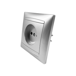 Розетка Lemanso Сакура Серебро (LMR1320)