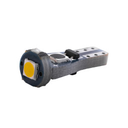 Світлодіодна авто лампа T5-3030-1smd 1 кристал жовтий 12V LEDUA