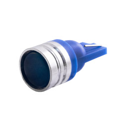 Светодиодная автолампа T10 W5W 12В COB синий