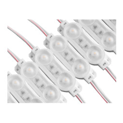 Світлодіодні модулі 2835-2smd 12V IP67 з лінзою Shine білий LEDUA