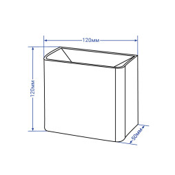 Архитектурный светодиодный накладной светильник Feron DH028 3Вт 4000K коричневый