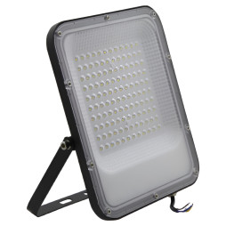 Прожектор LED 100w 6500K IP65 11000LM LEMANSO "Тритон" чорний/LMP96-101 лінзовий