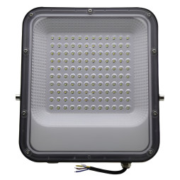 Прожектор LED 100w 6500K IP65 11000LM LEMANSO "Тритон" чорний/LMP96-101 лінзовий