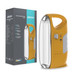 Акумуляторний світлодіодний світильник Ledcoin EL304 10Вт помаранчевий