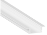 Профиль алюминиевый LEDUA АЛ-01-1 + рассеиватель для LED ленты врезной 2 м Белый