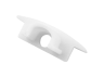 Профиль алюминиевый LEDUA АЛ-01-1 + рассеиватель для LED ленты врезной 2 м Белый