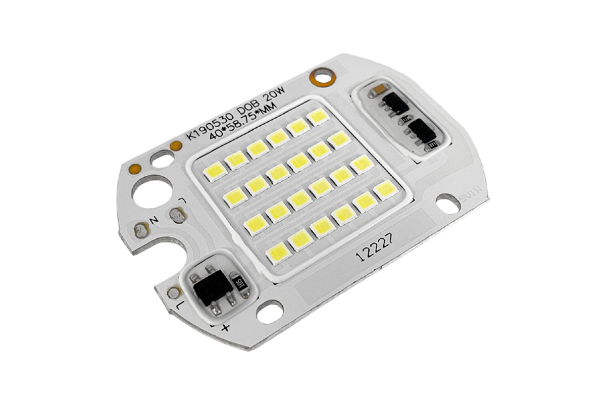 Матриця для прожекторів 20W 6000К SMD + IC драйвер 220V LEDUA