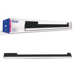 Світлодіодний магнітний трековий світильник 24Вт 4000K 110° чорний MGN302 Feron