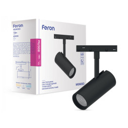 Светодиодный магнитный трековый светильник 10Вт 4000K 35° черный MGN303 Feron