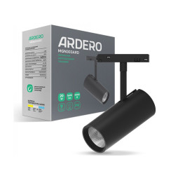 Світлодіодний магнітний трековий світильник 20Вт 4000K 35° чорний MGN303ARD Ardero