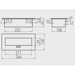 Подовжувач 3 розетки SCHUKO Алюміній 220-240V GTV AE-PB03GS-53