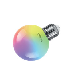 Світлодіодна лампа LB-378 G60 230V 1W E27 RGB матова Feron
