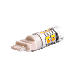 Світлодіодна авто лампа T20-5630-20SMD білий/жовтий 12V LEDUA