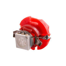 Світлодіодна авто лампа T5-B8.4-1smd-5050 червоний 24V LEDUA