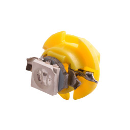 Світлодіодна авто лампа T5-B8.4-1smd-5050 жовтий 24V LEDUA