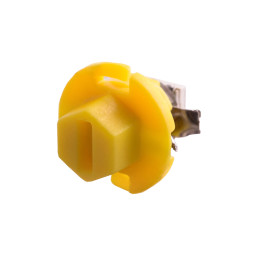 Світлодіодна авто лампа T5-B8.4-1smd-5050 жовтий 24V LEDUA