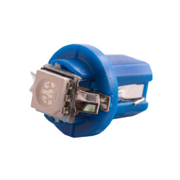 Світлодіодна авто лампа T5-B8.5-1smd-5050 синій 24V LEDUA