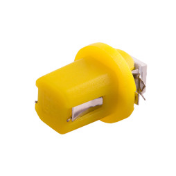 Світлодіодна авто лампа T5-B8.5-1smd-5050 жовтий 24V LEDUA