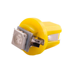 Світлодіодна авто лампа T5-B8.5-1smd-5050 жовтий 24V LEDUA