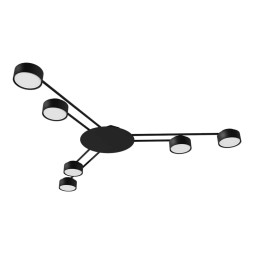 Накладний світильник Ledcoin ML472-6 під лампу чорний