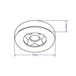 Світильник для підсвітки Feron AL520 7Вт 4000K чорний
