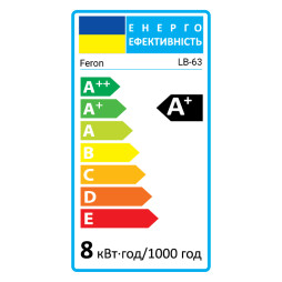 Светодиодная лампа Feron Filament LB-63 8Вт E27 4000K