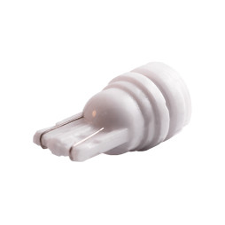 Світлодіодна авто лампа T10-2835-3smd з лінзою кераміка білий 12V LEDUA