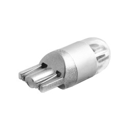 Світлодіодна авто лампа T10-3030-2smd білий 12V LEDUA