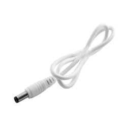 Конектор з дротом папа DC 5,5*2,1мм LEDUA білий LEDUA