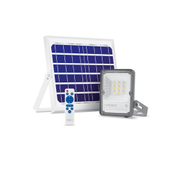 Прожектор светодиодный Videx VL-FSO-205-S с солнечной панелью 20 W 600 Lm 5000 K