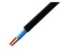 Кабель ШВВП 2х0.5 мм² 1 м черный (3016)