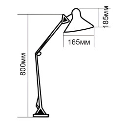 Н/лампа Lemanso (60W) 20Вт, для лед ламп E27 LMN093 чорна