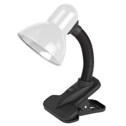 Настольная лампа Lemanso 20W E27 LMN095 белая прищепка