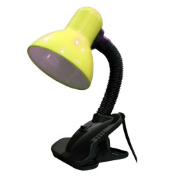 Настольная лампа Lemanso 20W E27 LMN095 жёлтая прищепка