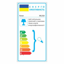 Накладной поворотный светильник Feron ML310 под лампу черный