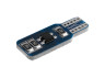 Світлодіодна авто лампа T10-3014-33smd обманка синій 12V LEDUA