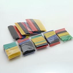 Набір термо-трубок в упаковці 40мм і 80мм LEMANSO коеф. усадки 2:1 / LM260