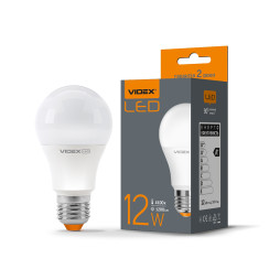 Світлодіодна лампа A60e 12W E27 4100K 220V VIDEX